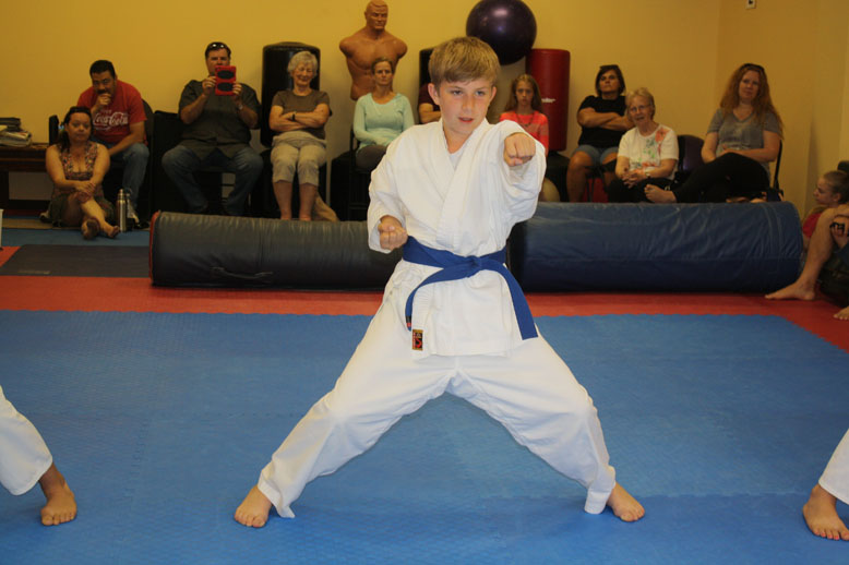 picture of kids training